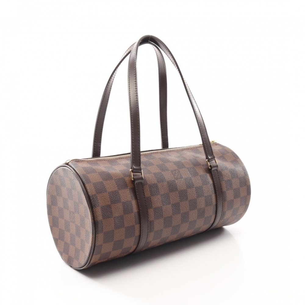 Louis Vuitton Papillon 30 Damier Ebene Handbag Brown